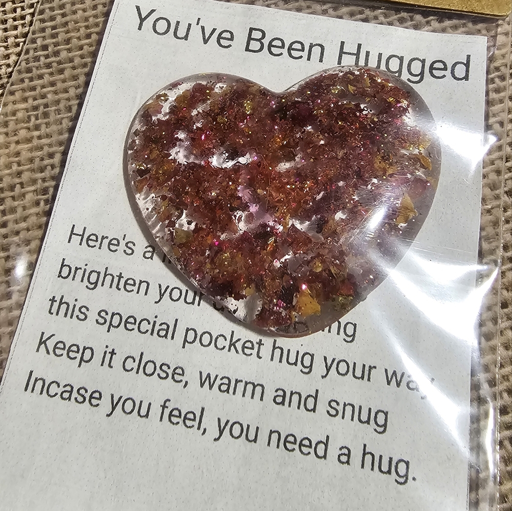 Pocket hugs handmade